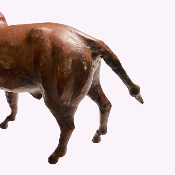 VTG Leather Wrapped Bull Sculpture Rustic , Handmade Figurine
15”L x 5"w x 9.5"H - Picture 5 of 12